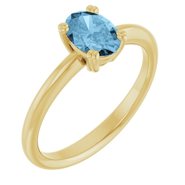 Natural Sky Blue Topaz | Oval | 7 x 5mm