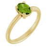 Natural Peridot | Oval | 7 x 5mm