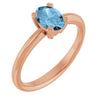 Natural Sky Blue Topaz | Oval | 7 x 5mm