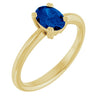 Lab-Grown Blue Sapphire | Oval | 7 x 5mm