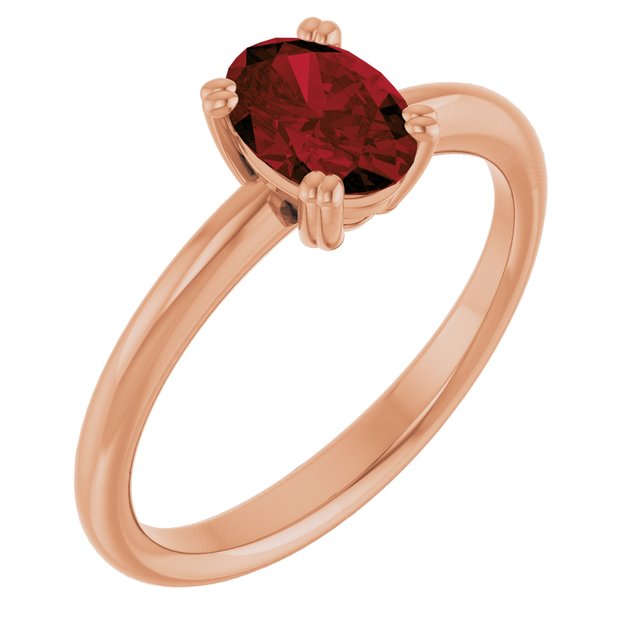 Natural Mozambique Garnet | Oval | 7 x 5mm