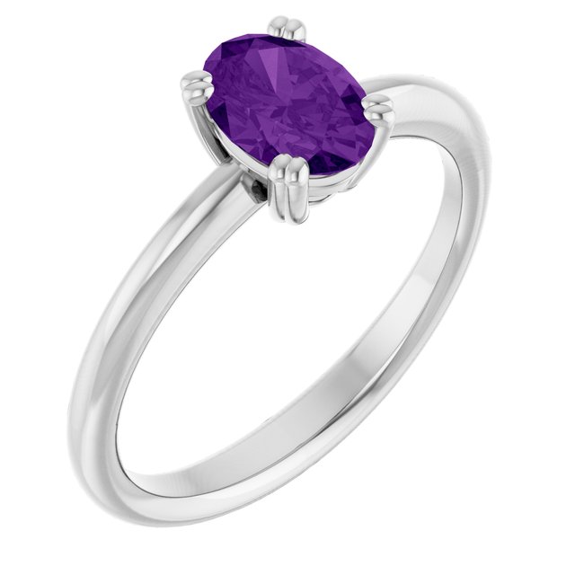 Natural Amethyst | Oval | 7 x 5mm