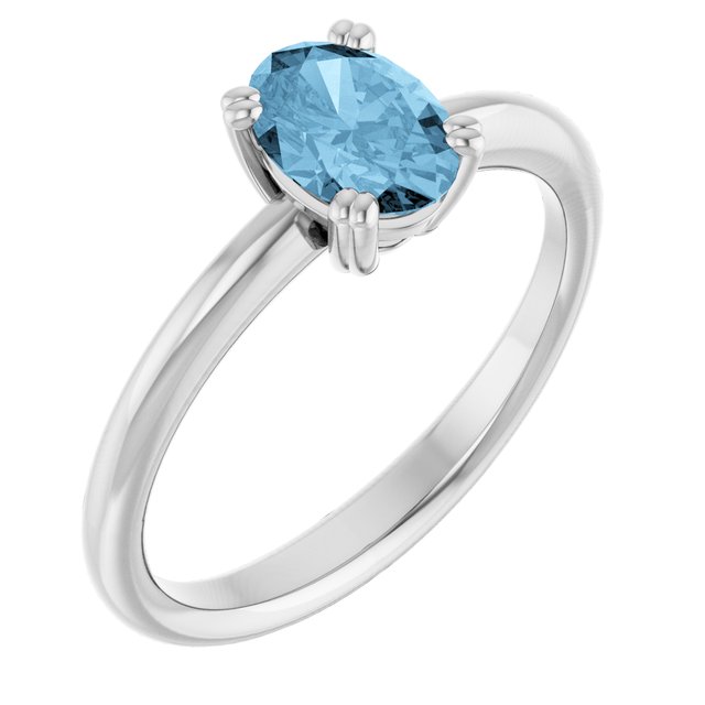 Natural Sky Blue Topaz | Oval | 7 x 5mm