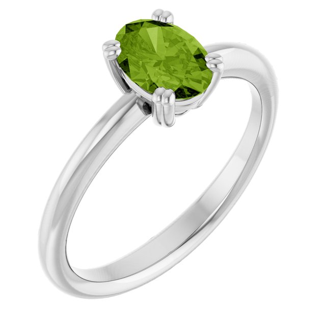 Natural Peridot | Oval | 7 x 5mm