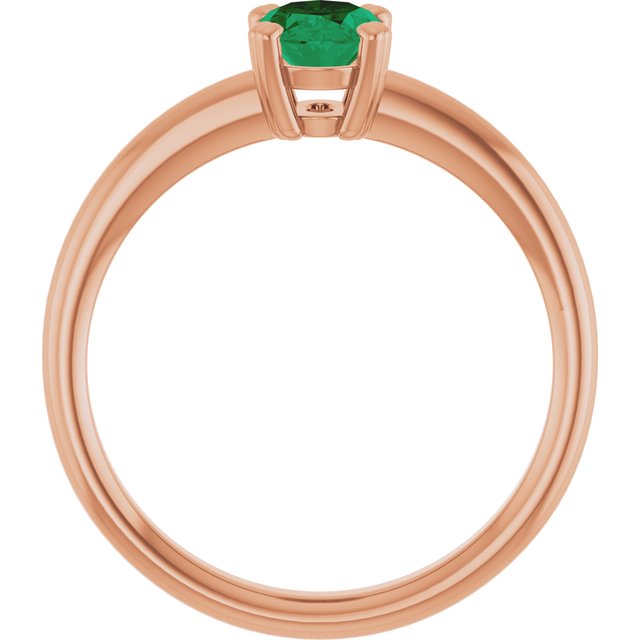 Lab-Grown Emerald | Oval | 7 x 5mm