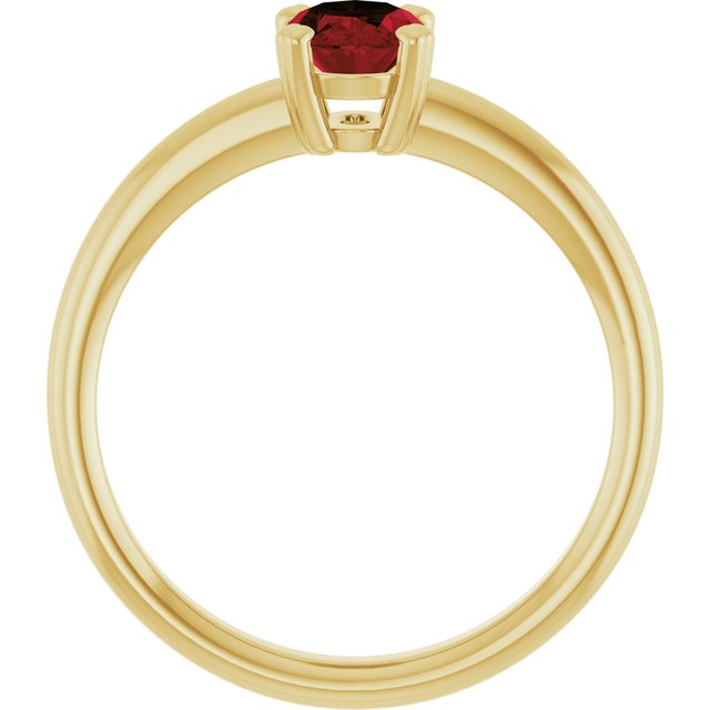 Natural Mozambique Garnet | Oval | 7 x 5mm