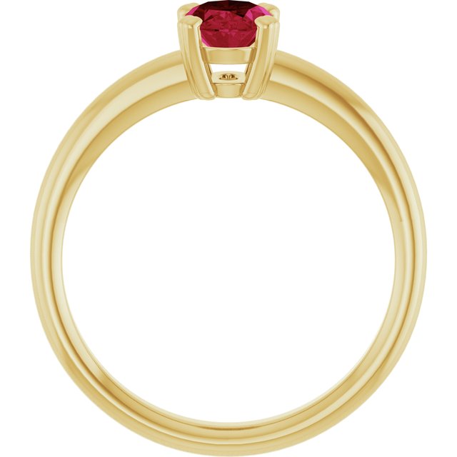 Lab-Grown Ruby | Oval | 7 x 5mm