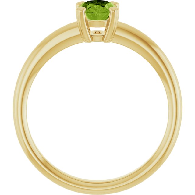 Natural Peridot | Oval | 7 x 5mm
