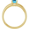 Natural Aquamarine | Oval | 7 x 5mm