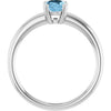 Natural Sky Blue Topaz | Oval | 7 x 5mm