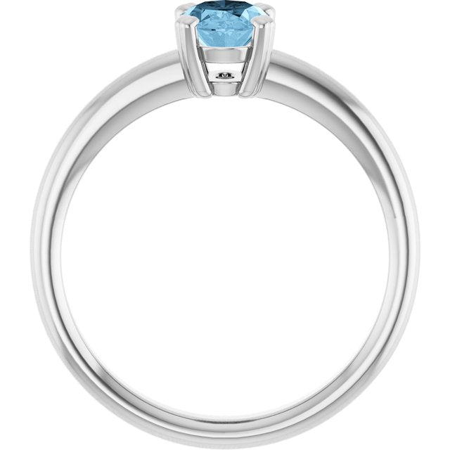 Natural Sky Blue Topaz | Oval | 7 x 5mm