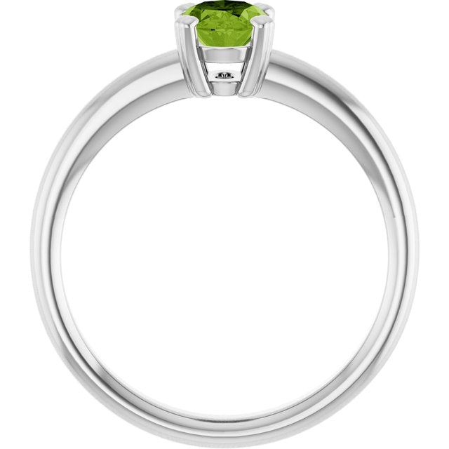Natural Peridot | Oval | 7 x 5mm