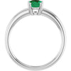 Lab-Grown Emerald | Oval | 7 x 5mm