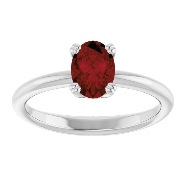 Natural Mozambique Garnet | Oval | 7 x 5mm