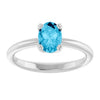 Natural Aquamarine | Oval | 7 x 5mm