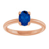 Lab-Grown Blue Sapphire | Oval | 7 x 5mm