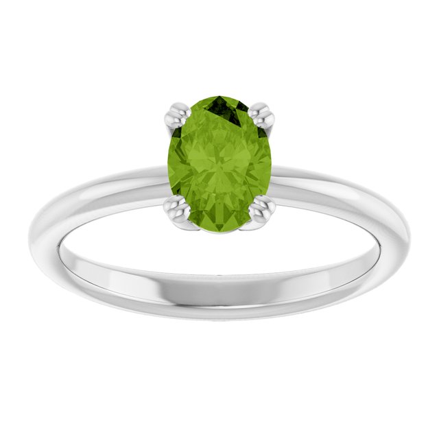 Natural Peridot | Oval | 7 x 5mm