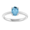 Natural Sky Blue Topaz | Oval | 7 x 5mm