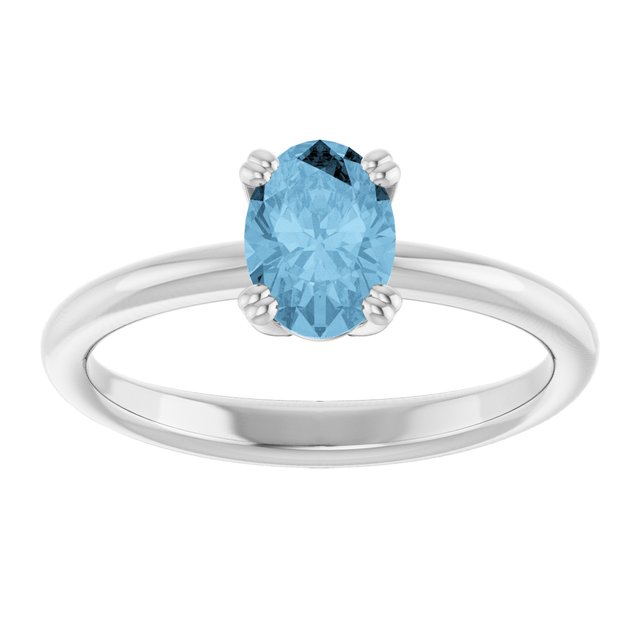 Natural Sky Blue Topaz | Oval | 7 x 5mm
