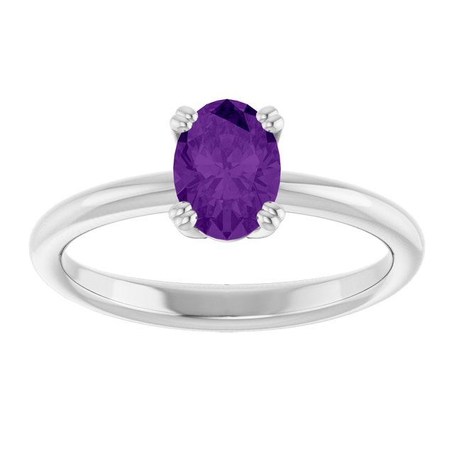 Natural Amethyst | Oval | 7 x 5mm