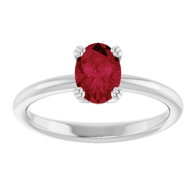 Lab-Grown Ruby | Oval | 7 x 5mm