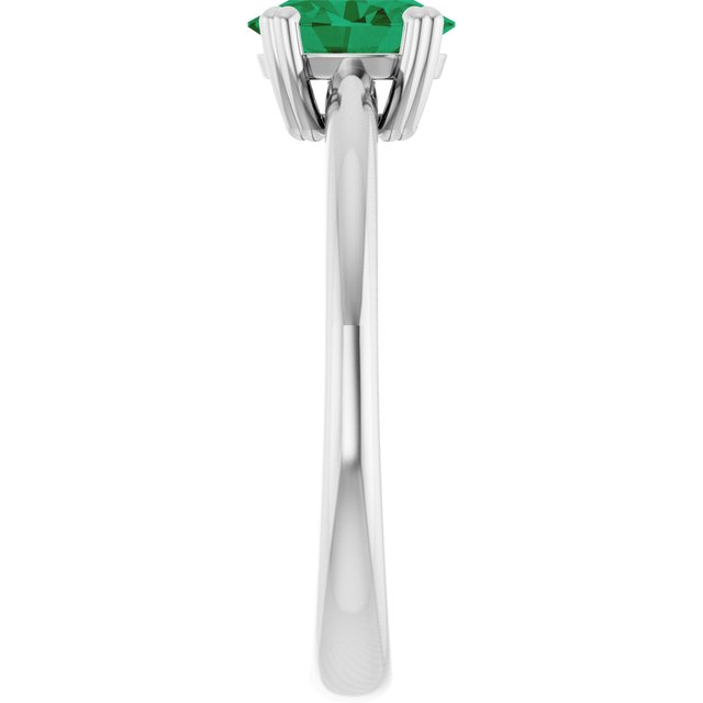 Lab-Grown Emerald | Oval | 7 x 5mm