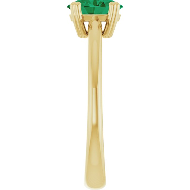 Lab-Grown Emerald | Oval | 7 x 5mm