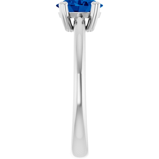 Lab-Grown Blue Sapphire | Oval | 7 x 5mm