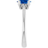 Lab-Grown Blue Sapphire | Oval | 7 x 5mm