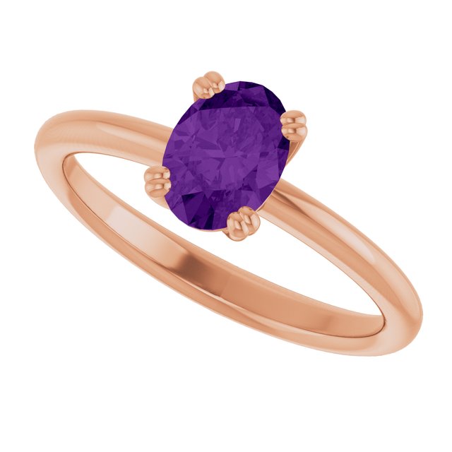 Natural Amethyst | Oval | 7 x 5mm