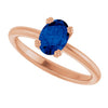 Lab-Grown Blue Sapphire | Oval | 7 x 5mm