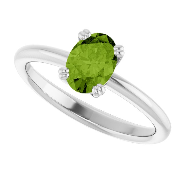 Natural Peridot | Oval | 7 x 5mm