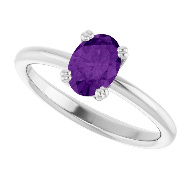 Natural Amethyst | Oval | 7 x 5mm