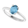 Natural Sky Blue Topaz | Oval | 7 x 5mm