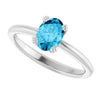 Natural Aquamarine | Oval | 7 x 5mm