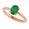 Lab-Grown Emerald | Oval | 7 x 5mm