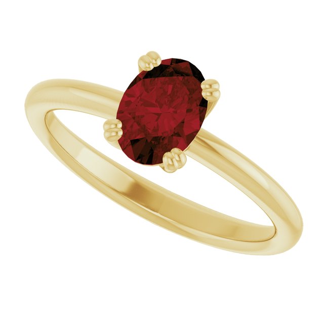 Natural Mozambique Garnet | Oval | 7 x 5mm