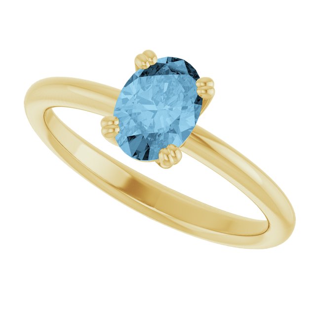 Natural Sky Blue Topaz | Oval | 7 x 5mm