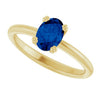Lab-Grown Blue Sapphire | Oval | 7 x 5mm