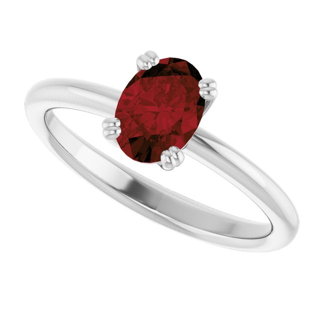 Natural Mozambique Garnet | Oval | 7 x 5mm