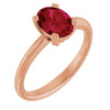 Lab-Grown Ruby | Oval | 8 x 6mm