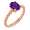 Natural Amethyst | Oval | 8 x 6mm