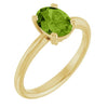 Natural Peridot | Oval | 8 x 6mm