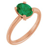 Lab-Grown Emerald | Oval | 8 x 6mm