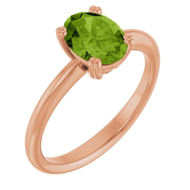 Natural Peridot | Oval | 8 x 6mm