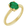 Lab-Grown Emerald | Oval | 8 x 6mm