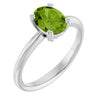 Natural Peridot | Oval | 8 x 6mm