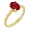 Lab-Grown Ruby | Oval | 8 x 6mm