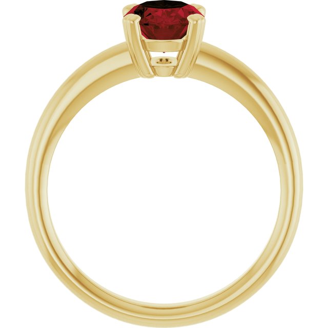 Natural Mozambique Garnet | Oval | 8 x 6mm