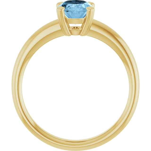 Natural Sky Blue Topaz | Oval | 8 x 6mm